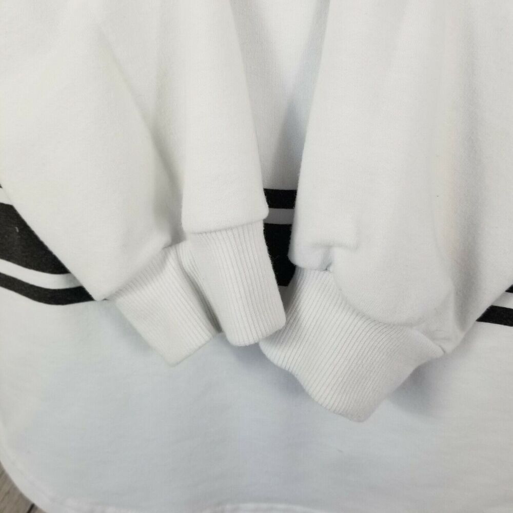 Rue 21 Shirt Top Womens Juniors Medium SLAY Silver Sequin Long Sleeve Pocket - Picture 7 of 8